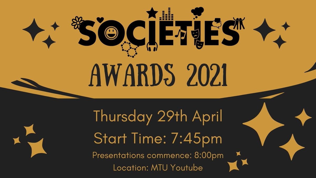 Come join the celebration of the <a href="/MTU_Cork/">rtewater</a> students who adapted to remote learning by running over 400 online meetings, events &amp; activities ... run by students, for students #mtusocieties #socawards21 #mtusocaward  <a href="/LGBTMTUCork/">MTU Cork LGBT* Society</a> <a href="/MTUCorkMrktSoc/">MTU Cork Marketing Society</a> <a href="/MTUCorkWiSTEM/">MTU WiSTEM Society</a> <a href="/MTUEsports/">Michigan Tech Esports</a>