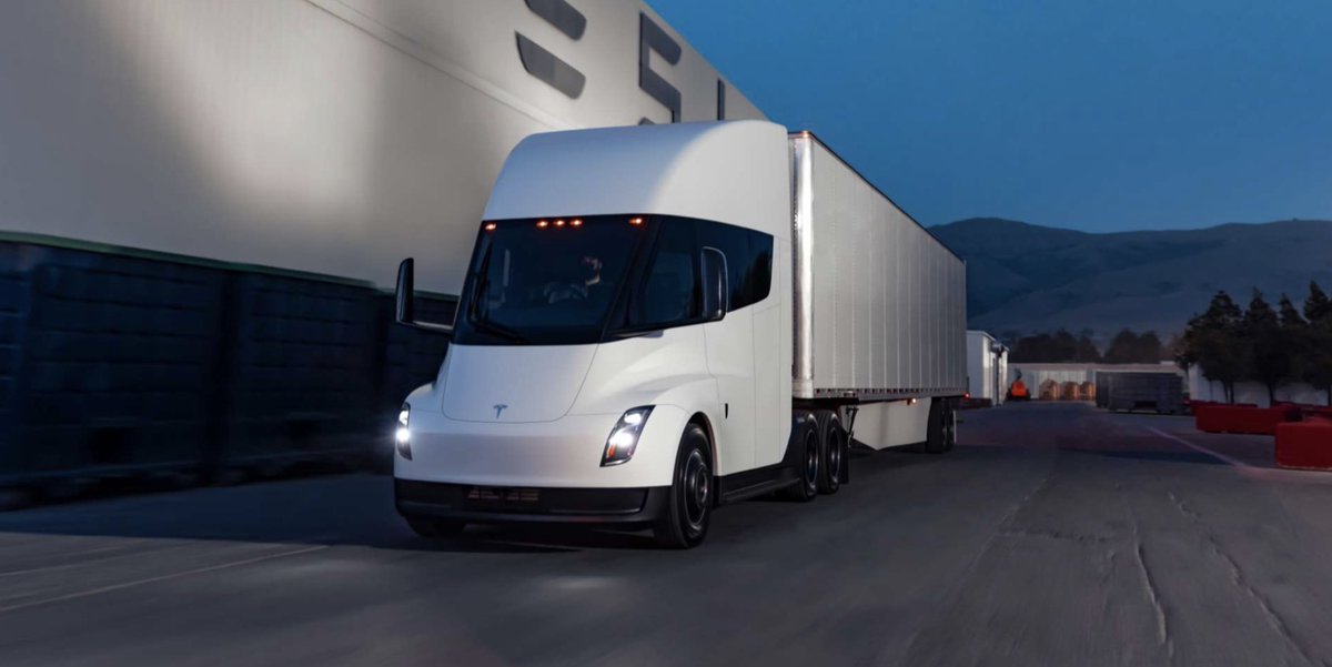 tranomics's tweet image. Announcement that @Tesla will begin delivering Semis this year, overcoming battery constraint issues. bit.ly/3eG4dFk
#logistics #transportation #innovation #tesla