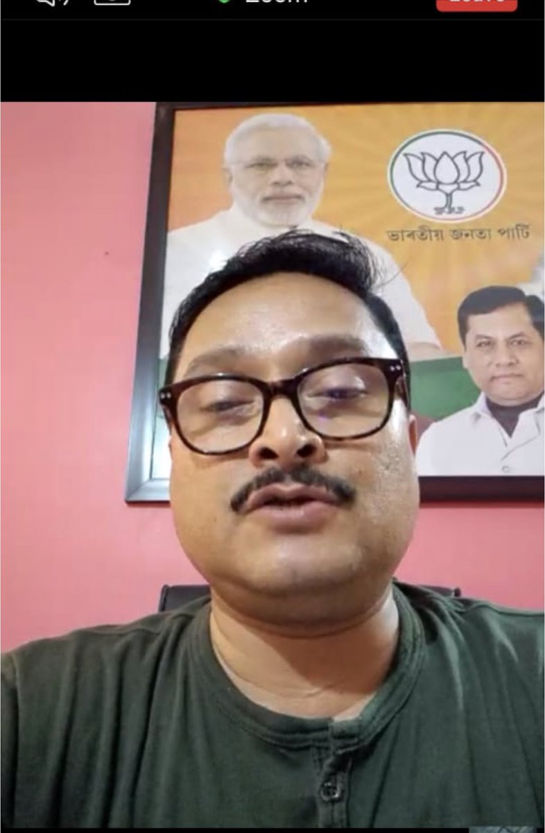 diganta68's tweet photo. Hon’ble Lok Sabha MP @DilipSaikia4Bjp took an initiative towards COVID-19 awareness for the needy people along with the awareness of counting process of election for the polling agents with party karyakarta under Lok Sabha Constituency through zoom thank u @DilipSaikia4Bjp JI . https://t.co/s5RYqX51fF