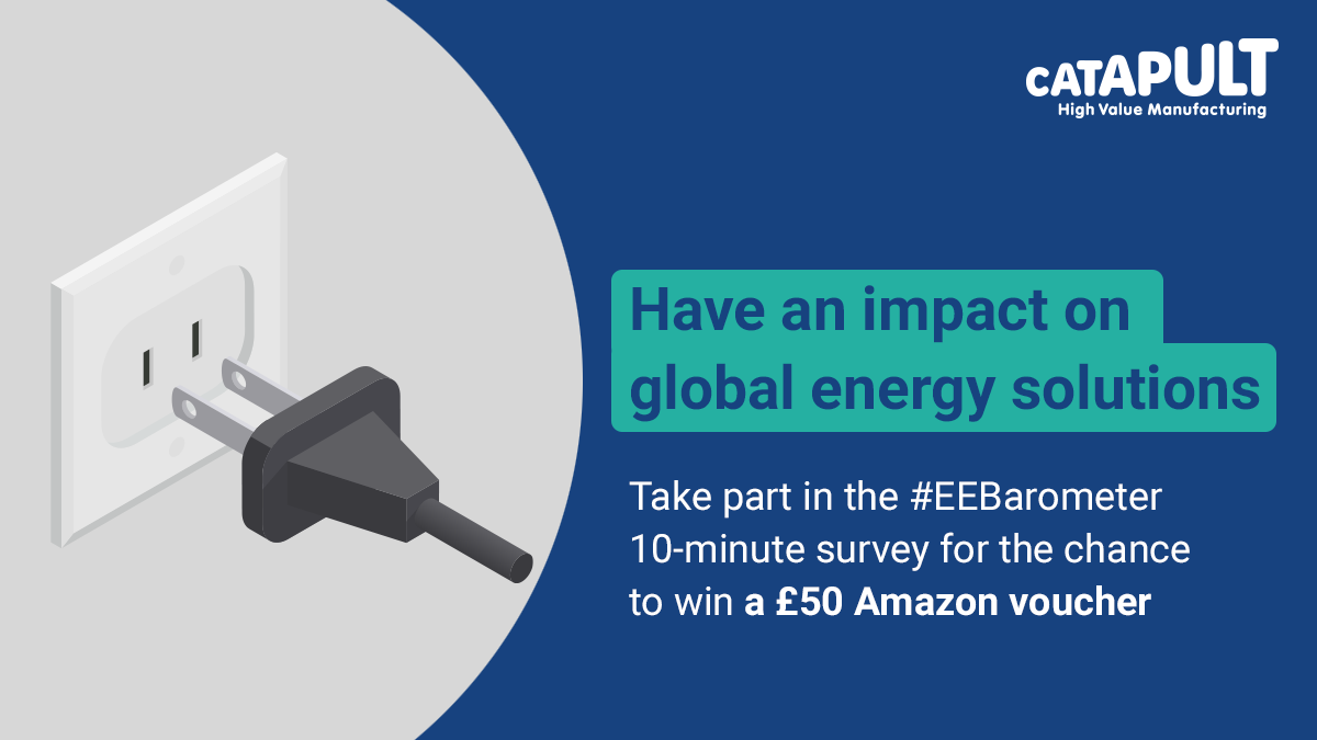 HVM_Catapult's tweet photo. Make an impact on the global #EnergyEfficiency in #manufacturing conversation in the...

💡Energy Efficiency Barometer of UK Industry

Take part in a short survey &amp; telephone interview for the chance to win 1 of 5 £50 Amazon vouchers 👇
https://t.co/HP0tX3RPf3

#EEBarometer https://t.co/KlXVuWTg8t