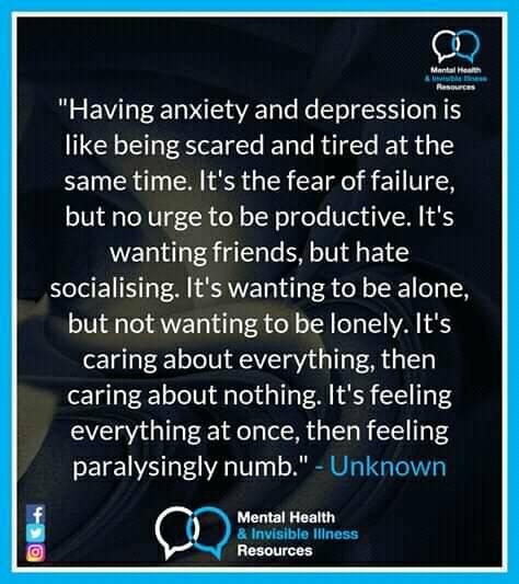 SiobhanForCymru's tweet photo. #Depression #Anxiety #MHAMUS https://t.co/V5C1HPPwI1