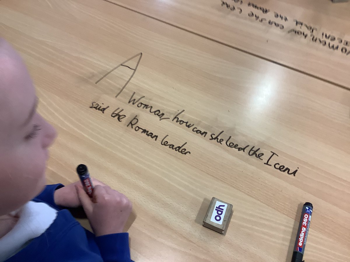 StMarysSchoolRC's tweet image. J1 had a fantastic English lesson today on correct use of inverted commas to show speech! We used our desks to write on and Macaroni for the speech marks 😂😂
#invertedcommas 
#speechmarks