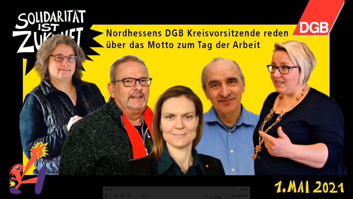Solidarität ist Zukunft: Die DGB-Kreisvorsitzenden in Nordhessen sprechen über das Motto zum 1. Mai. Schau dir das Gespräch an auf youtu.be/SrqWBjQS8rY
#solidaritätistzukunft