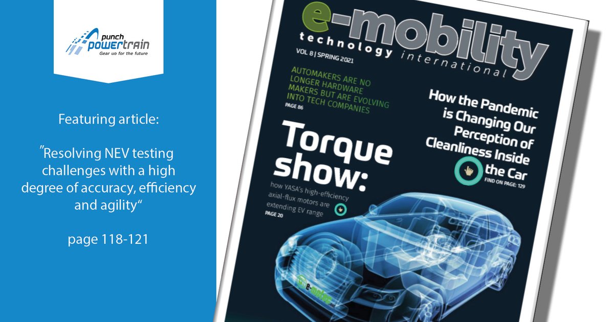 Twitter
E-mobility Magazine takes a look inside our state-of-the-art test center in their article “Resolving NEV testing challenges with a high degree of accuracy, efficiency and agility”. Read more on …. tinyurl.com/sfexyxhc