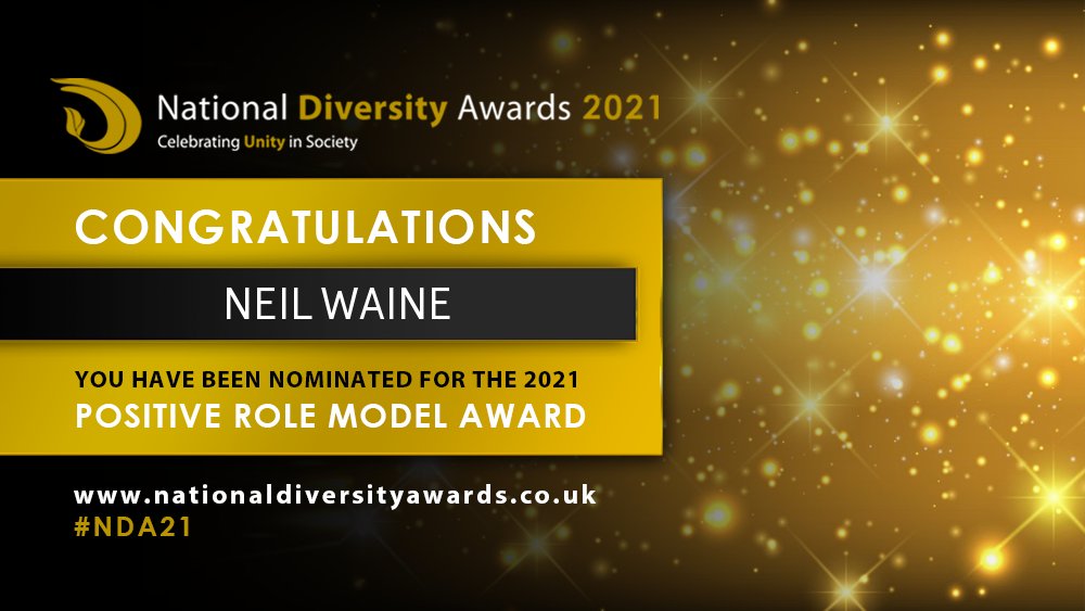 ndawards's tweet photo. Congratulations to Neil waine @AMCTerrier who has been nominated for the Positive Role Model (Gender) Award at The National Diversity Awards 2021. To vote please visit https://t.co/1wImKJQbNZ #NDA21 #Nominate #VotingNowOpen https://t.co/Mw30WuJP3k