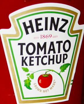 Now. Let's talk about tomato catsup / ketchup. It's pretty much the same in both US and UK, with Heinz as market leader in both markets.