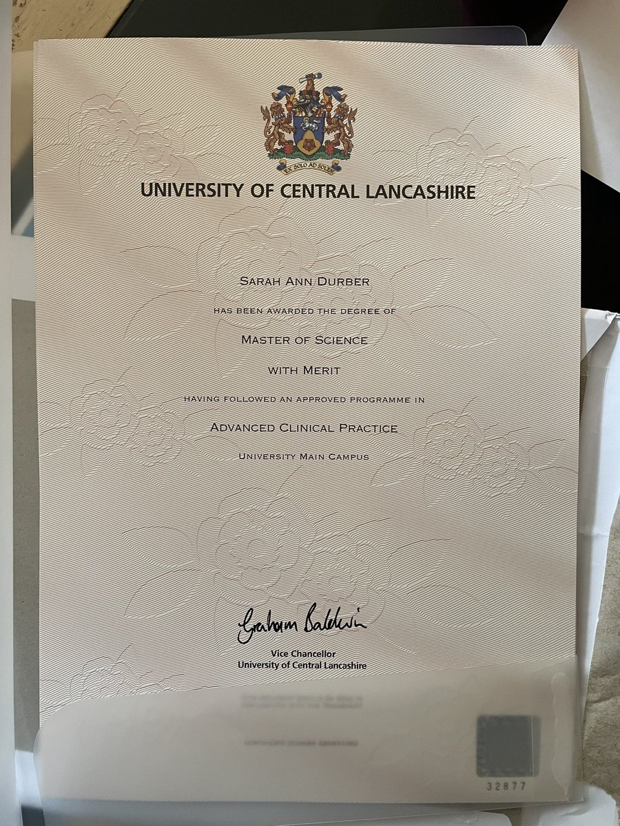 It’s official 🥰 #MastersDegree #advancedclinicalpractice