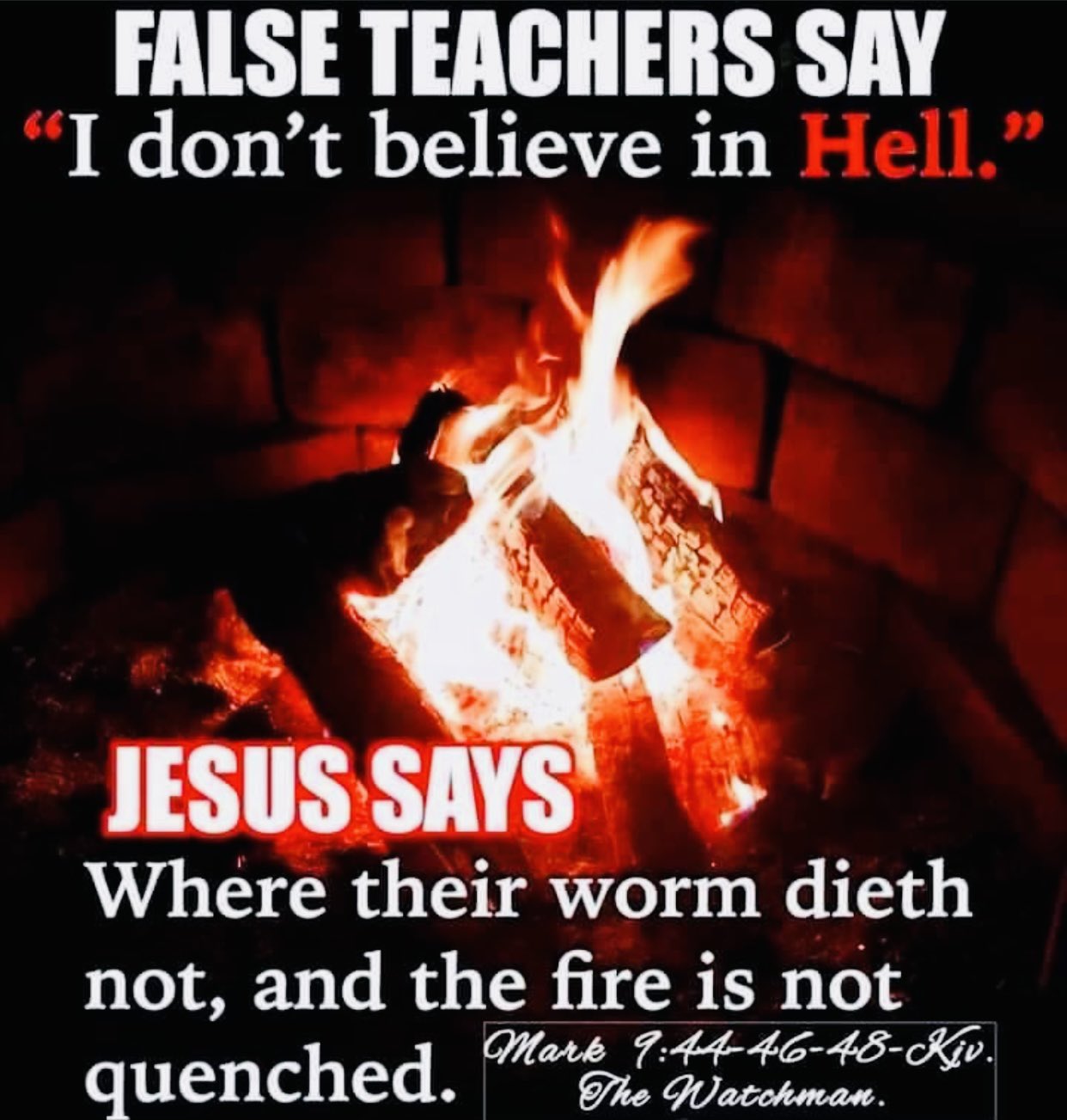 Emma On Twitter: "Mark 9:44 “Where Their Worm Dieth Not, And The Fire Is Not  Quenched.” 🙏🏻📖 Https://T.co/Xkfy8Kmzvo" / Twitter