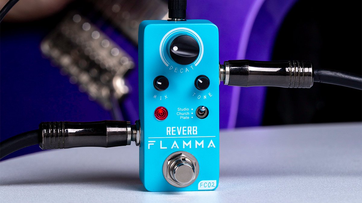 FC02 Reverb from FLAMMA provides three rich reverb effects such as a Studio room-style reverb, a huge Church reverb with a deep response, and a classic plate reverb effect. 
Amazon: amzn.to/3mXFPTm
Shop: flamma.shop
AliExpress: bit.ly/3duLehJ
#reverb