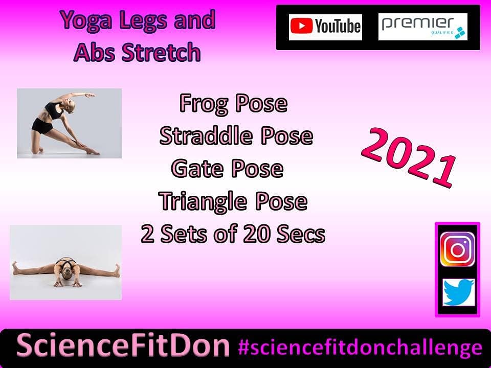 Slim Inner Thighs & Cutthroat Obliques & Yoga Legs and Abs Stretch by ScienceFitDon

💖Love💖
💭Comments
🔊Share 
💌Save 

#WednesdayWorkout #abs #legs #slim #cutthroat #yoga #yogaposes #fitnessmotivation #fitness #gym #sports #exercise #workout #ebonyfit #veganfit #influencers