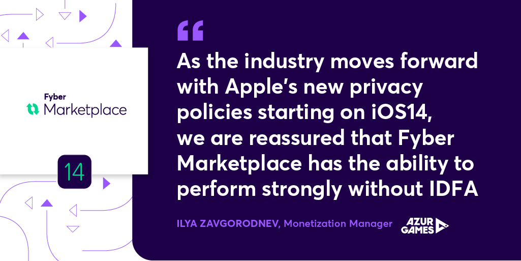 Fyber's tweet image. We're working with our partners to ensure post-IDFA success ⭐️
#postIDFA #iOS145 #iOS14 #ATT