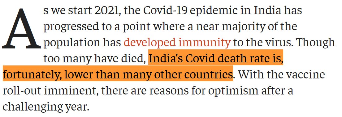 20/YBhattacharya also downplays the risk of sabotaging brakes, by side-stepping how India + other nations under-estimate their number of COVID-19 deaths. https://bmj.com/content/372/bmj.n334 https://medrxiv.org/content/10.1101/2021.04.08.21255101v1.full-text https://github.com/akarlinsky/world_mortality/tree/main/local_mortality https://twitter.com/AtomsksSanakan/status/1294251323643265025 https://theprint.in/opinion/majority-indians-have-natural-immunity-vaccinating-entire-population-can-cause-great-harm/582174/