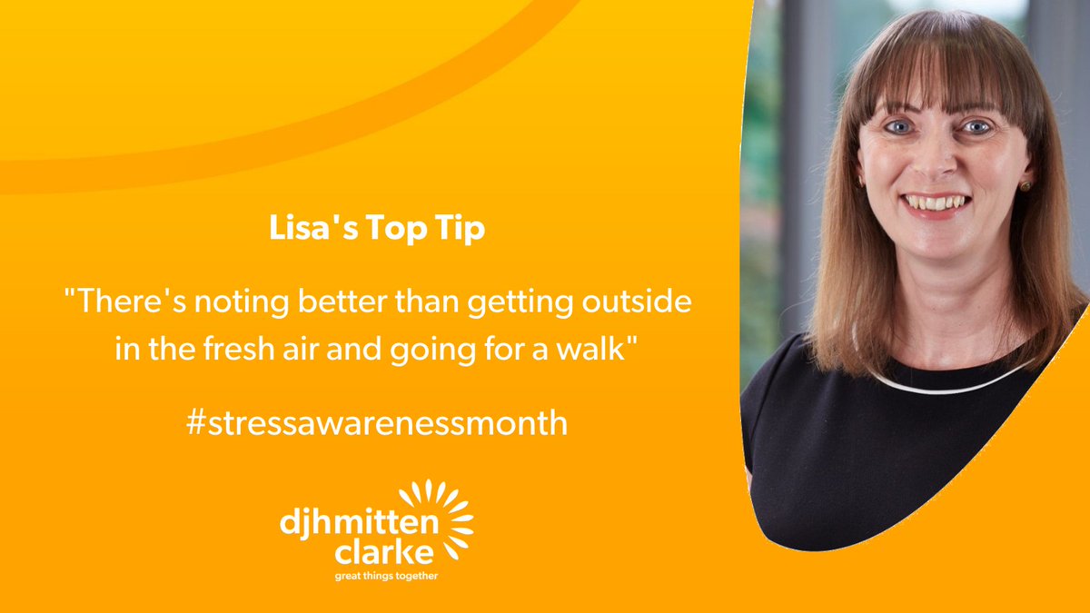 April is #StressAwarnessMonth and our team have provided their top tips on how they manage stress in our latest video - ow.ly/Rlno50Ezyif

Client Services Director, Lisa,  recommends going for a walk in the fresh air as a great way to refresh your mind and de-stress.