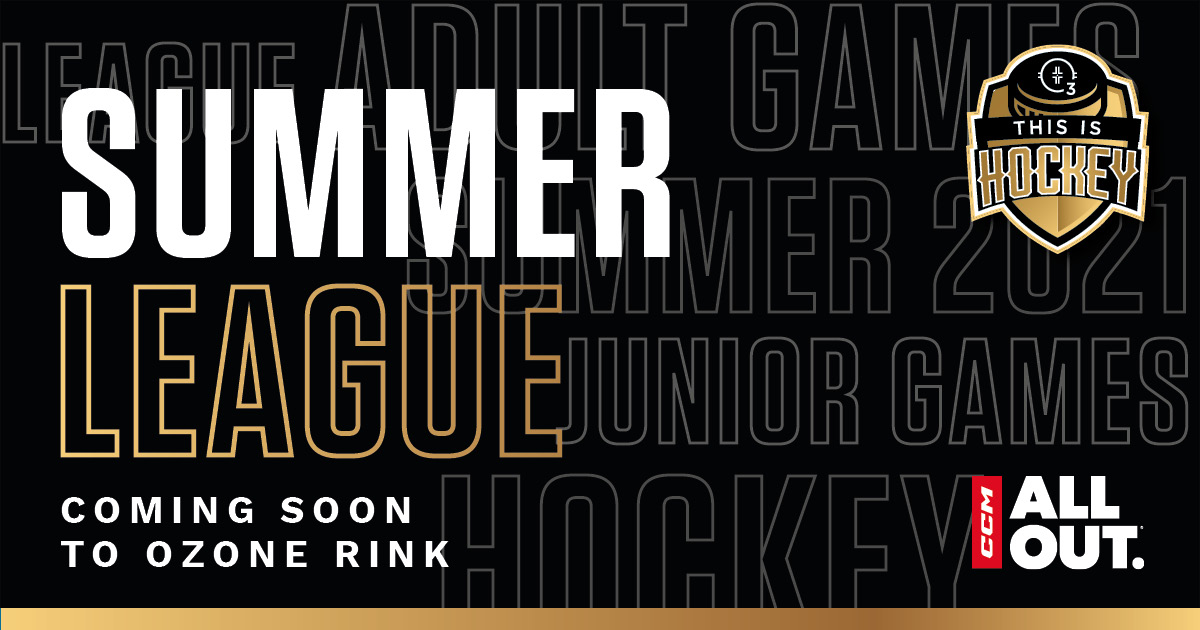 ozonehockey's tweet image. *HUGE NEWS* We're thrilled to announce our 2021 Summer League in association with @CCMHockey. Stay tuned - registration opens this Friday! #ozonehockey #ALLOUT