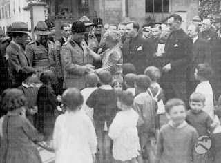 Media covered Stage managed PR events where Mussolini, called 'Il Duce'(The Leader) interacted with children, engineers and farmers.Editorji's wrote glowing op-eds after the disastrous campaigns in France and Greece, comparing 'Il Duce' to Emperors of the Roman Empire!