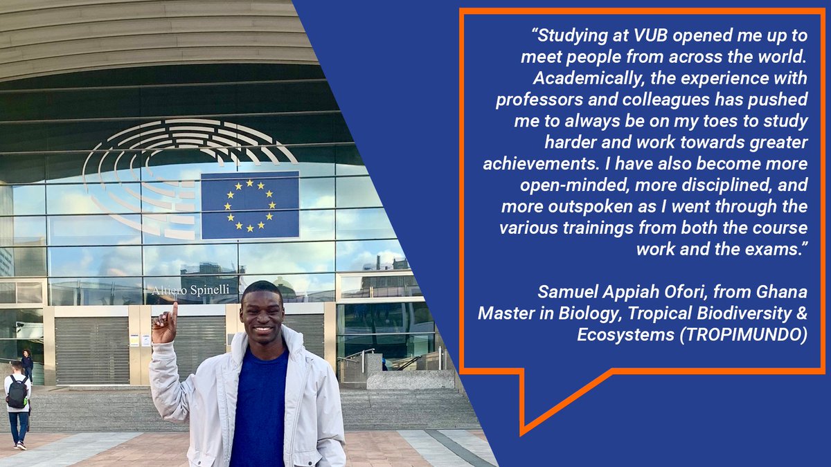 Want to study at a high-quality, socially committed and internationally-oriented university located in Brussels? Students vouch for Vrije Universiteit Brussel (VUB) to get your English-taught degree.Learn more, chat with students, and apply:  http://bit.ly/3aHdZWE  @VUBrussel