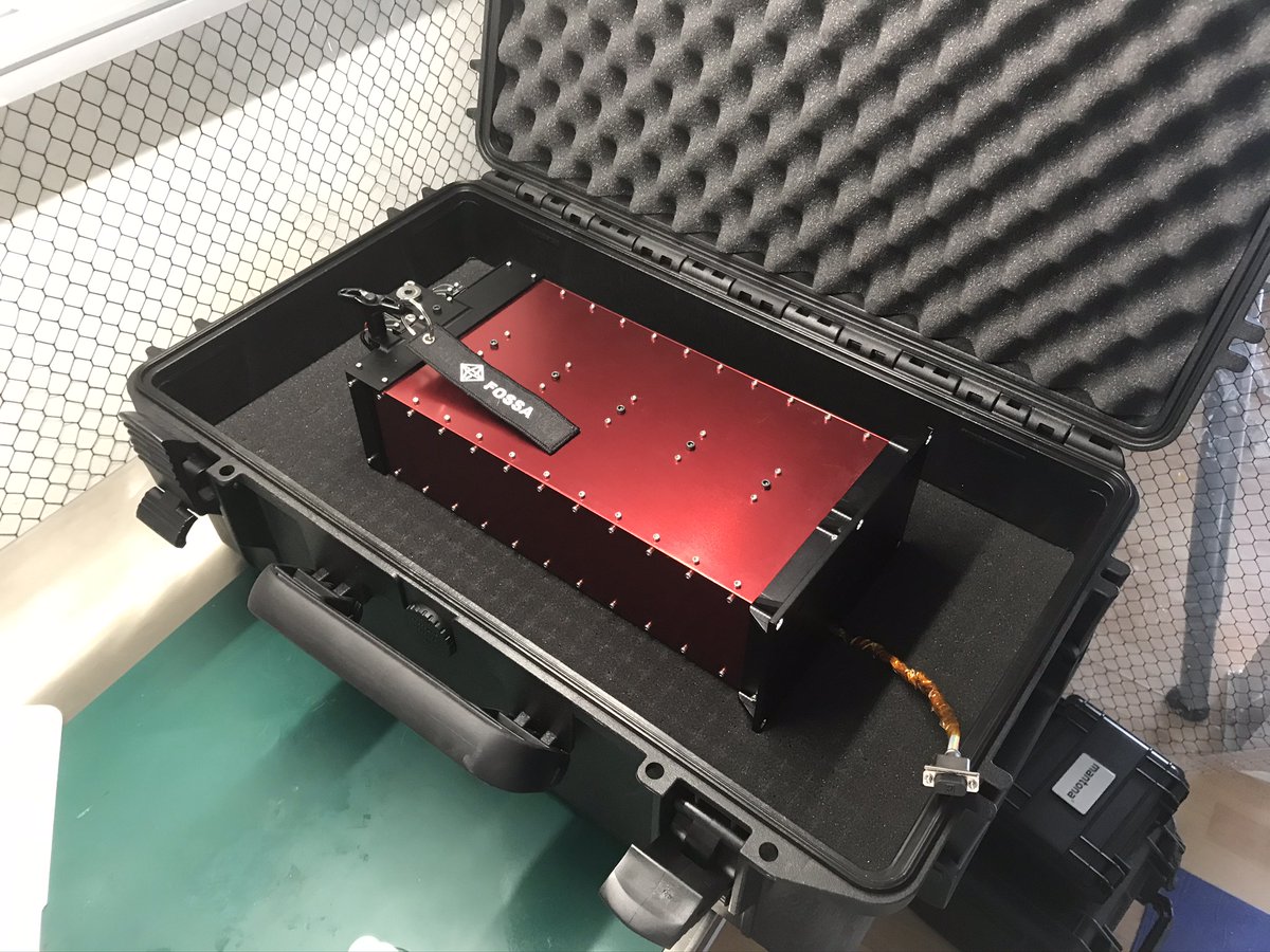 CreusMoreira's tweet photo. The WISeSat PocketPod 1 deployer developed by FOSSA Systems will launch June 2021 aboard a Falcon 9 rocket #SpaceX A #WISeKey #semiconductors #VaultIC device is attached to the exterior of the deployer and will be exposed to space for a period in Low Earth Orbit to test $WKEY https://t.co/fc558ZM21J