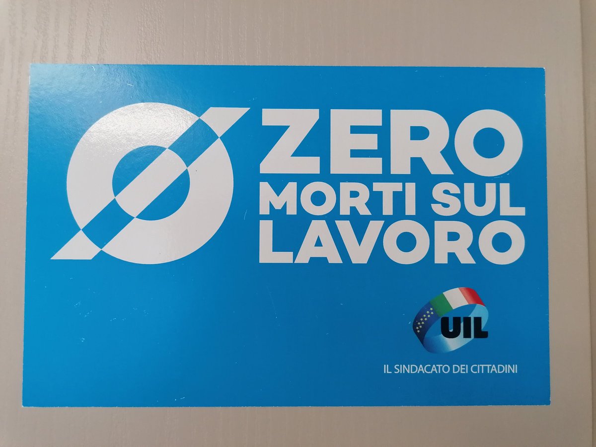 LaEle_dp's tweet photo. #ZeroMortiSulLavoro è una battaglia di civiltà: la vita e la salute prima di tutto! Noi ci siamo 💪🏻
@UILTECNAZIONALE @UILofficial https://t.co/AIlhUK3ogy