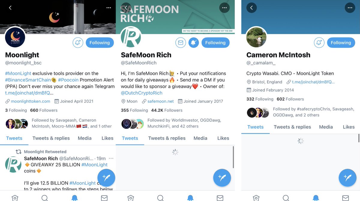 Crypto_Untied's tweet photo. @SafeMoonRich @moonlight_bsc @_camalam_ Done ✔️ 
0xa62DE6754511F65eE8797C292e7B0267bC71A37b https://t.co/vu4bSElU3V