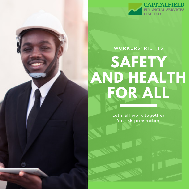 Capitalfieldfml's tweet photo. #WorldDayforSafetyandHealthatWork is celebrated annually on the 28th of April to promote the prevention of occupational accidents and diseases.
#capitalfieldfml #workersrights #preventriskofoccupationalhazard https://t.co/7yxQOmvb8S