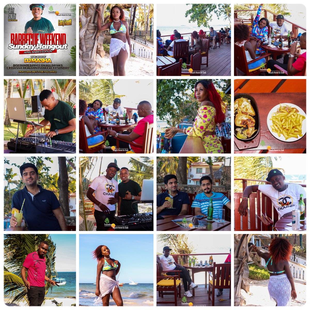 djmashakenya's tweet image. Barbecue Weekend Sunday Hangout  🏝 🙌🏾 Fun Moments. Always Magical. Thanks for Vibing with me. @travellersbhc 

#DjMashaLive #Brunch #RediscoverKenya #TembeaKenya #MagicalKenya #RediscoverTheMagic #Mombasa #wednesdaythought #travel