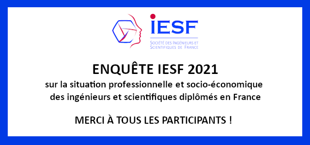 #enqueteIESF La 32ème édition vient de se terminer avec plus de 53 000 réponses d'#ingénieurs et #scientifiques diplômés en France 🙌 
MERCI à tous pour votre mobilisation et RDV fin juin pour les résultats #STAYTUNED 🔥
bit.ly/Enquete-IESF
