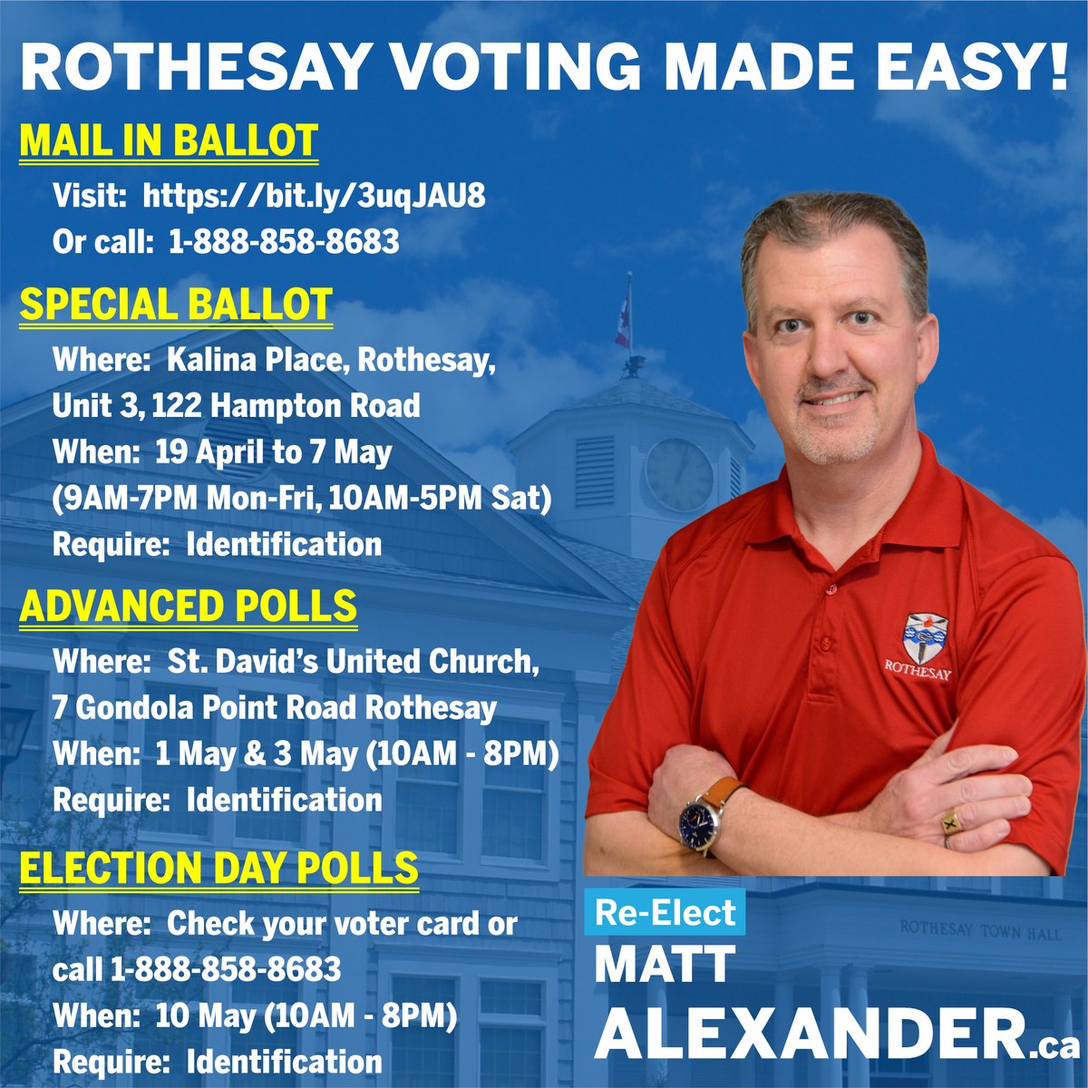 Voter cards have started arriving in mailboxes!  Remember, there are several safe and convenient ways to vote during this Municipal Election.