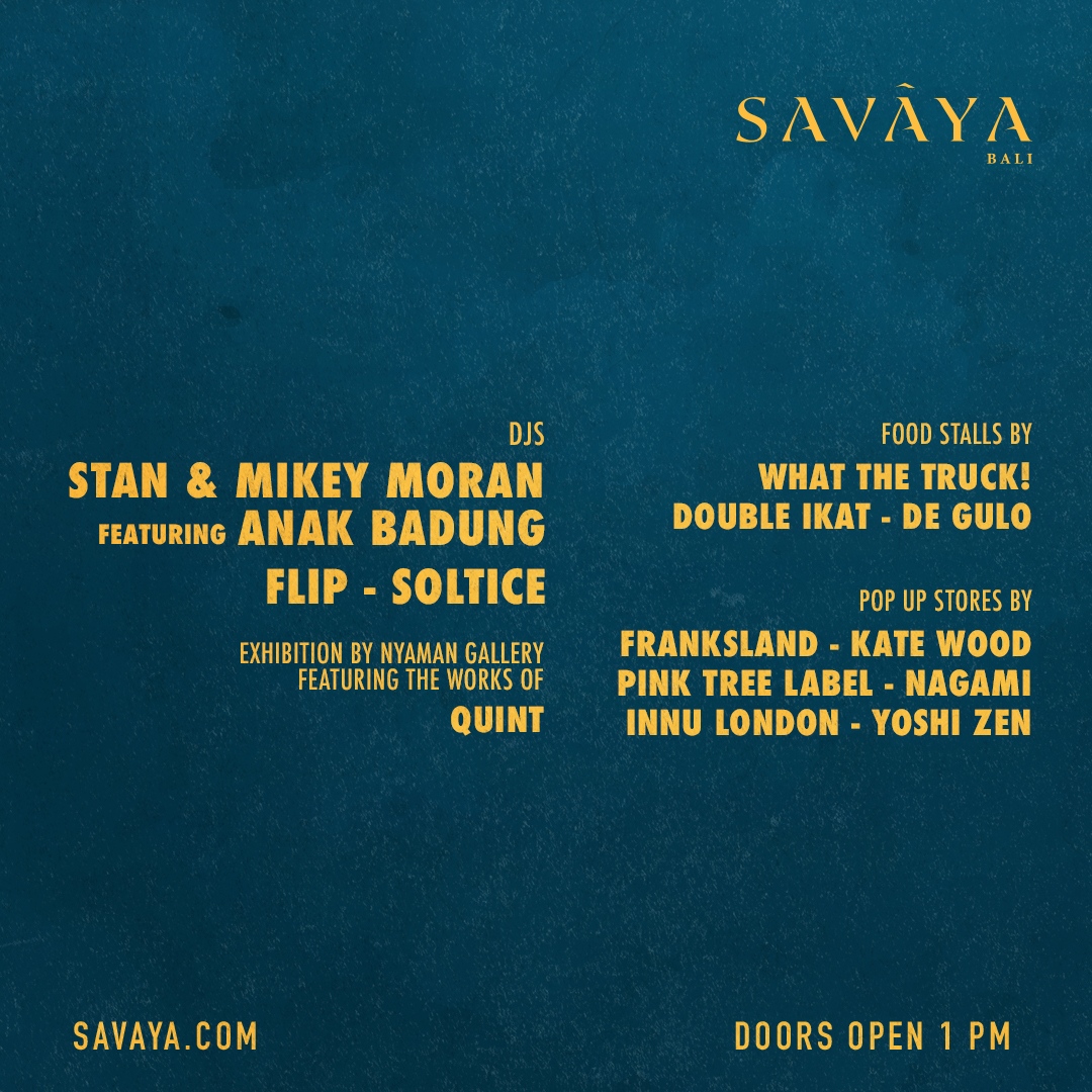 First Friday 07.05.2021 For tickets and reservations visit savaya.com