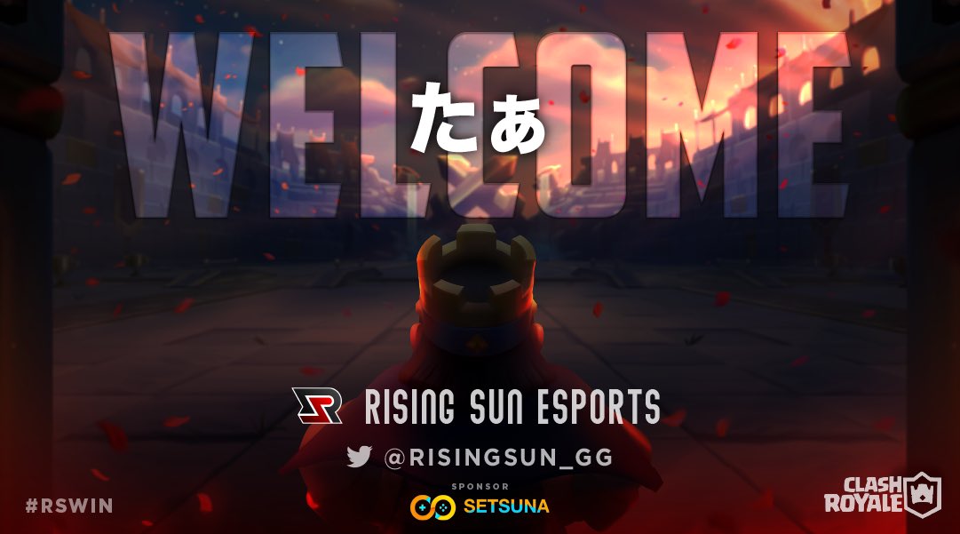 Rising Sun Esports on Twitter "【Announcement】 たぁ(Taa_0922)が選手として