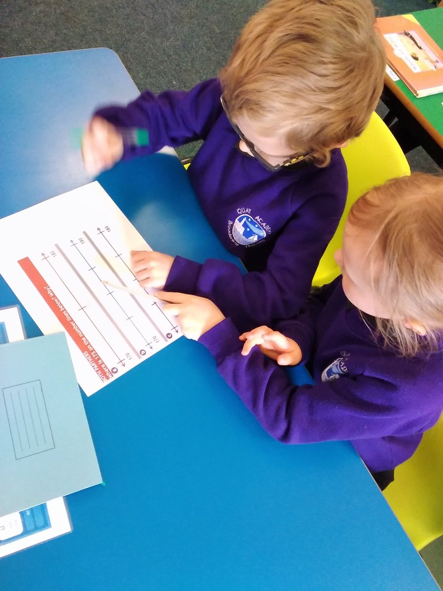 QuayAcademy's tweet photo. Year 2 working hard with their partner to identify numbers on a number line @EffectiveMaths @DRETmaths @QuayPrincipal #teamworkmakesthedreamwork #checkonyourpartner https://t.co/7VXz0AjkzS