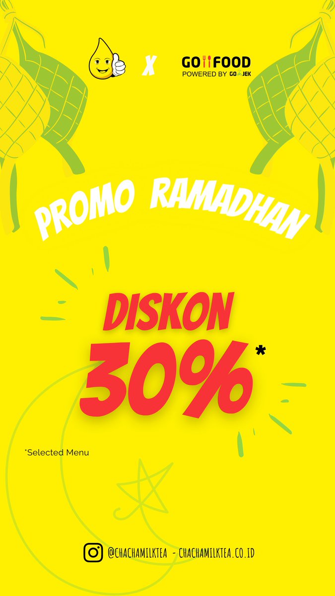 Promo ramadhan via Grabfood dan Gofood ♥️