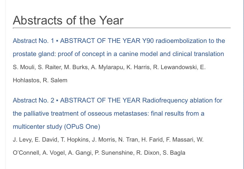 STREAMmeeting (@streammeeting) on Twitter photo The first AND last authors of not one, but BOTH of the <a href="/SIRspecialists/">Society of Interventional Radiology</a> Annual Meeting Abstracts of the Year are speaking at STREAM2021... 9/11-9/12 DC. thestreammeeting.com <a href="/SamMouli/">Sam Mouli</a> <a href="/riadsalemIR/">Riad Salem</a> <a href="/SandeepBaglaMD/">Sandeep Bagla MD</a> <a href="/SIR_ECS/">SIR ECS</a> <a href="/SIRRFS/">SIR RFS</a> The first AND last authors of not one, but BOTH of the <a href="/SIRspecialists/">Society of Interventional Radiology</a> Annual Meeting Abstracts of the Year are speaking at STREAM2021... 9/11-9/12 DC. thestreammeeting.com <a href="/SamMouli/">Sam Mouli</a> <a href="/riadsalemIR/">Riad Salem</a> <a href="/SandeepBaglaMD/">Sandeep Bagla MD</a> <a href="/SIR_ECS/">SIR ECS</a> <a href="/SIRRFS/">SIR RFS</a>
