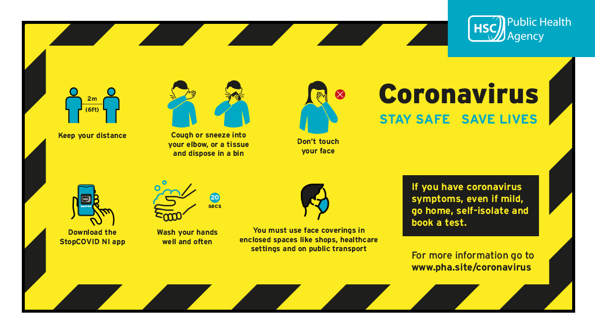 publichealthni's tweet photo. Keep following the public health advice for #COVID19 – these steps may seem simple, but they are effective in reducing the spread. More info @ https://t.co/fmM1IsdqLP https://t.co/VfUBAtCTiB