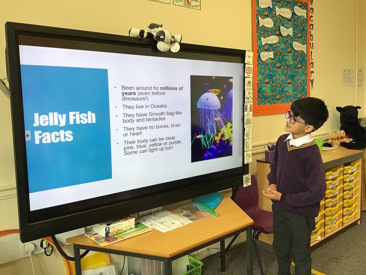Year 2 have enjoyed using their speaking and listening skills. Sharing their favourite facts about the sea and seaside places with the class. Very well done Year 2, you all did super presentations! #Intrepid #MoorlandsWay