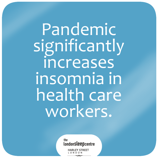 Pandemic significantly increases insomnia in health care workers. eurekalert.org/pub_releases/2…