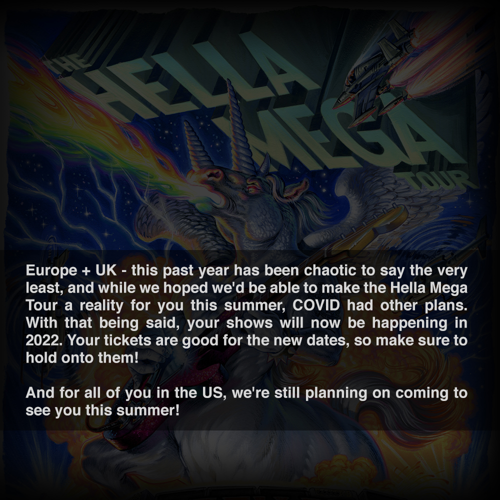 HellaMegaTour's tweet image. An update on Hella Mega Europe/UK - new dates at hellamegatour.com
