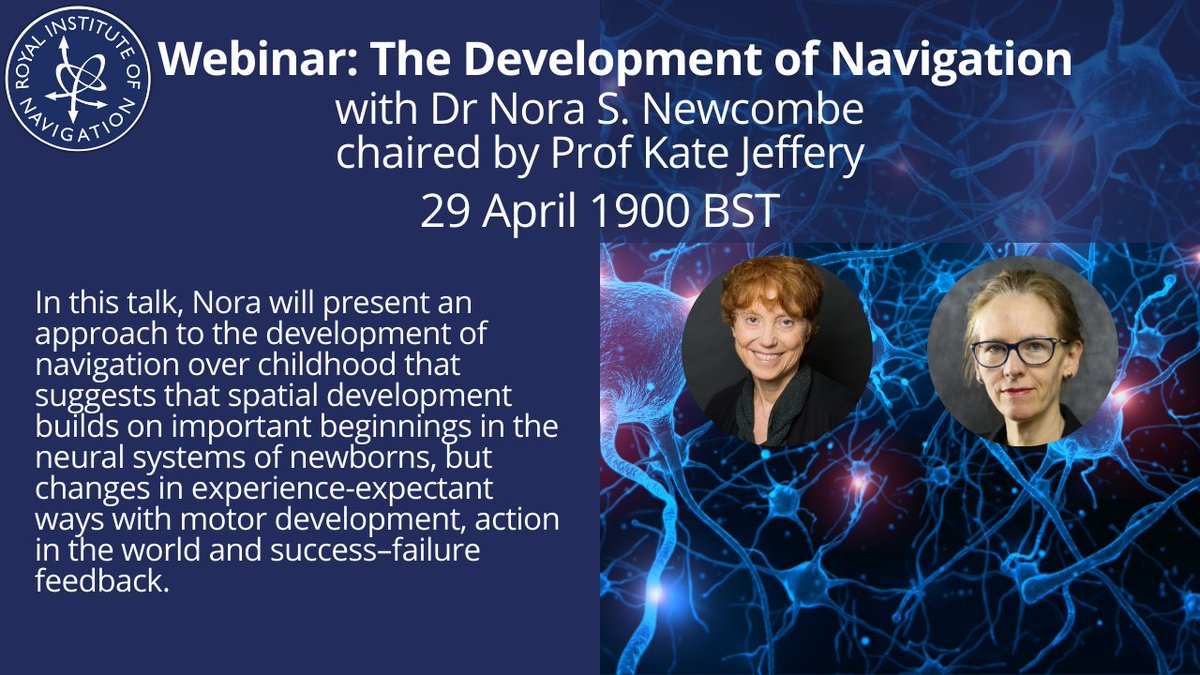 Ever wondered how your navigation skills developed when you were a child? 
Join us tomorrow evening as @NoraNewcombe and @drkjjeffer dive into the important beginnings of this skill. 
This event is free and open to all - simply register at: rin.org.uk/events/EventDe…