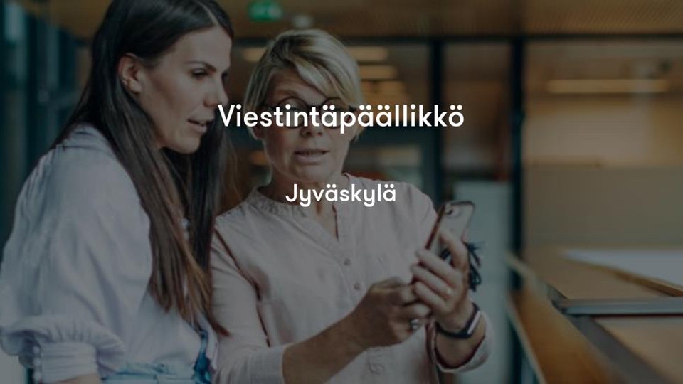 Haemme nyt joukkoihimme kokenutta viestinnän ammattilaista viestintäpäälliköksi!✨ 

Lisätiedot avoimesta paikasta: emp.jobylon.com/jobs/81988-lah…

Odotamme innolla hakemustasi!☺️

#lähitapiolaks #elämänturva #rekry #viestintä