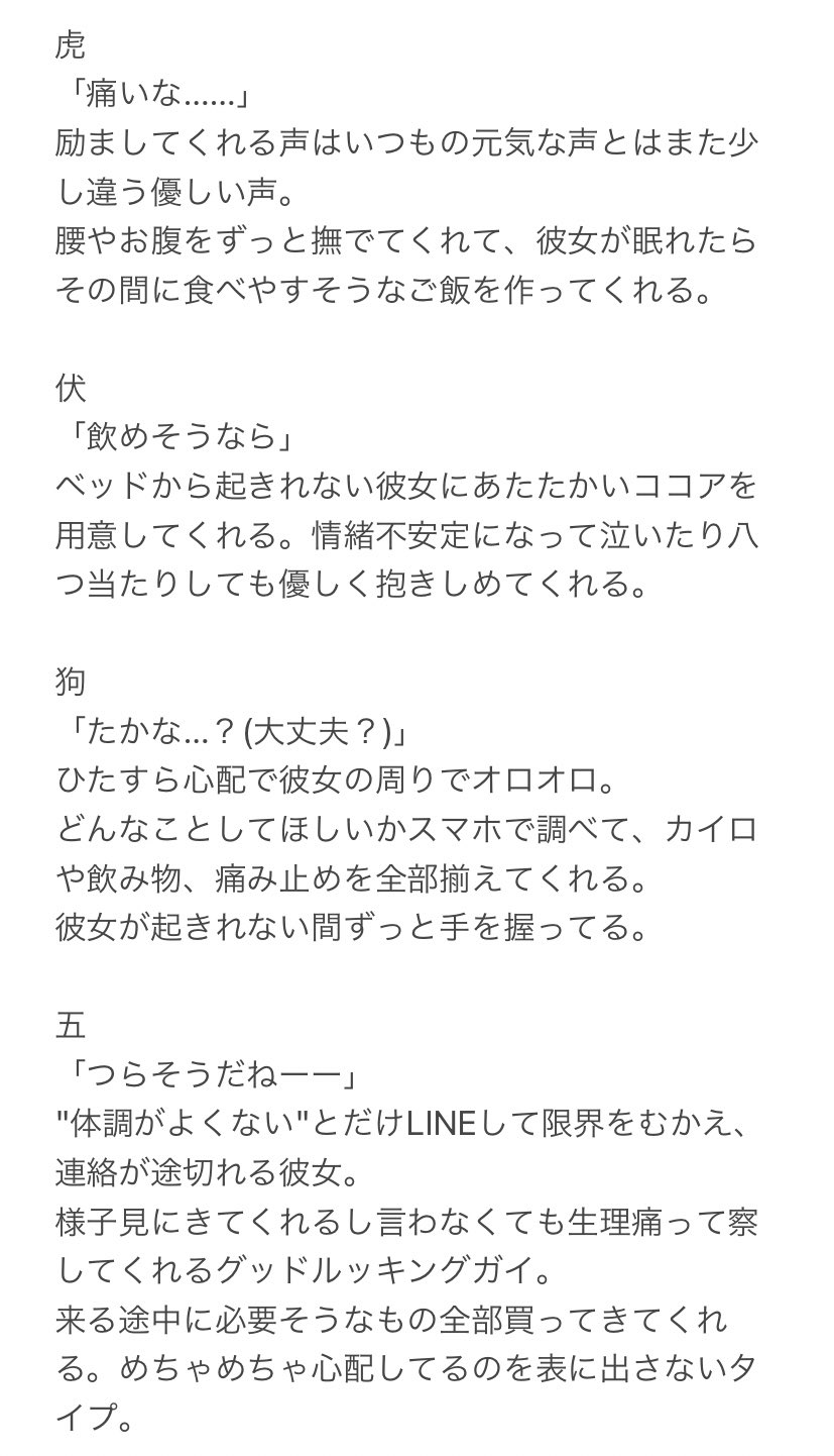 らむね 生理痛に苦しむ彼女がいたら 虎 伏 狗 五 じゅじゅプラス らむね 生理痛に苦しむ彼女がいたら 虎 伏 狗 五 じゅじゅプラス