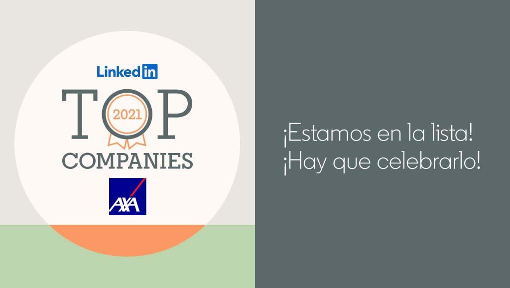 📣 ¡Hemos sido elegida como una de las #LinkedInTopCompanies de @LinkedInES!🎉 Esta clasificación reconoce nuestro compromiso con el desarrollo del talento y la formación, así como nuestras políticas de conciliación, diversidad e inclusión.¡Muchas gracias! axa.es/-/axa-una-de-l…