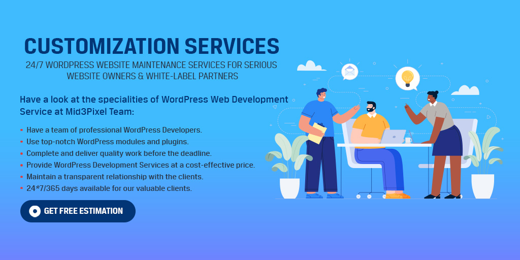 mid3pixel's tweet image. WordPress customization Services_2021 follow by......mid3pixel.com/wordpress-cust…
#websitedesign #webdesign #website #webdevelopment #graphicdesign #ux #ui #logodesign #wordpressthemes #wordpressdeveloper #wordpressdevelopment #plugin #customization #WordPress #wordpresswebsite #seo