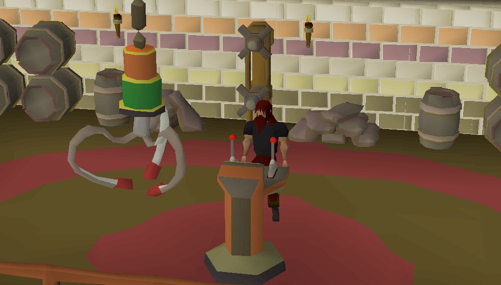 99SlayerTab's tweet image. Which is the strangest or funniest #RandomEvent? 

I think the Evil Twin random event, the human arcade grabber machine 😆#GrabMolly. #OSRS #RuneScape