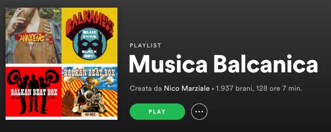 check this great playlist full made of 
#MúsicaBalcánica #BalkanMusic 

open.spotify.com/playlist/5MaYq…

#SpotifyPlaylist #Spotify