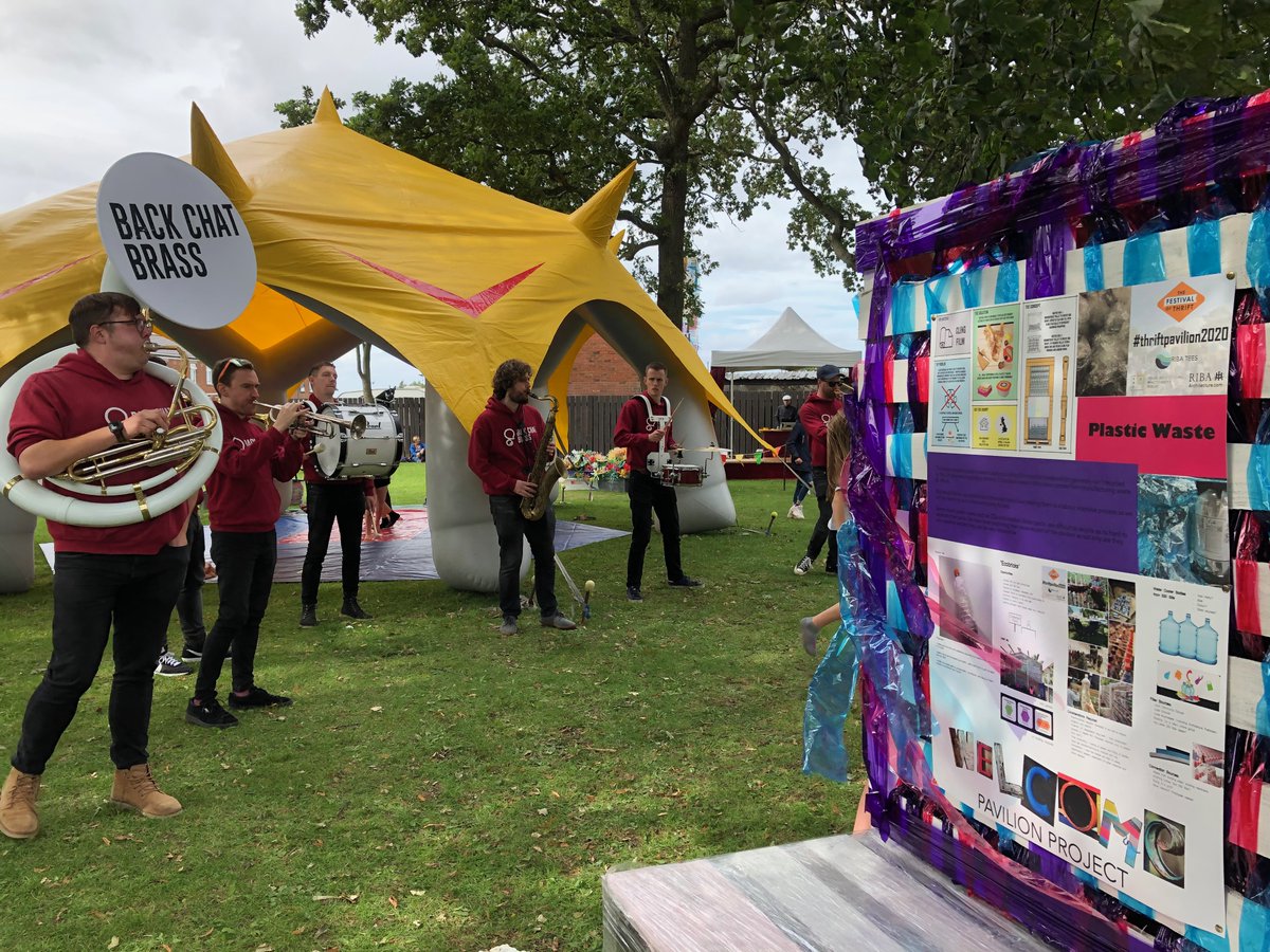 Get involved in the design and build of a sustainable pavilion for the @ThriftFest
All volunteers welcome, no minimum time commitment required.
The team will be meeting tonight at 6pm. Get in touch with ribateeside@gmail.com by 5.30pm for the zoom invite 👏