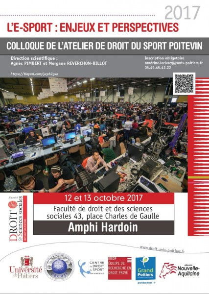 45/ Pour l’anecdote, le premier colloque juridique sur l’e-sport s’est tenu durant ce mémoire, à Poitiers. J’ai eu la chance d’y assister et d'y contempler Axelle Lemaire lire son Canard enchaîné durant une intervention un peu longue.