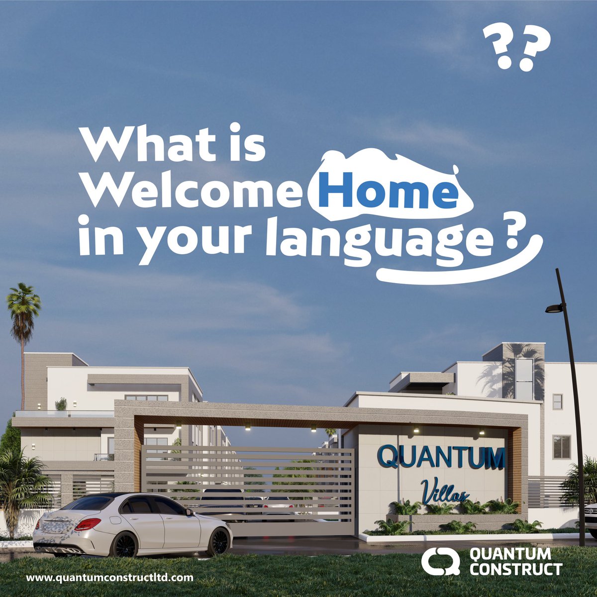 Quantum_ng's tweet photo. Tell us today, what is welcome HOME in your LANGUAGE?
#realestate #construction #investment #qualityliving
#thequantumadvantage #corporatesustainability #aimquantum #sustainableliving #abujahomes #propertyinvestment #abujadevelopers #lifestyle #smarthomes #homeautomation https://t.co/8AH9CQnSXg