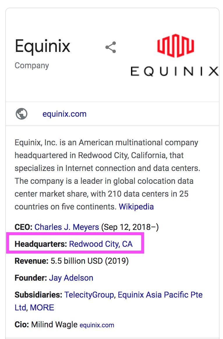 The last page of that doc DOES reference a July '17 warrant for BTC-E info on Equinix servers.In New Jersey.For info housed by a company HQ'd in Northern District of CA.For a case indicted in May '16 and January '17 by Northern District of CA. https://www.justice.gov/usao-ndca/press-release/file/984661/download