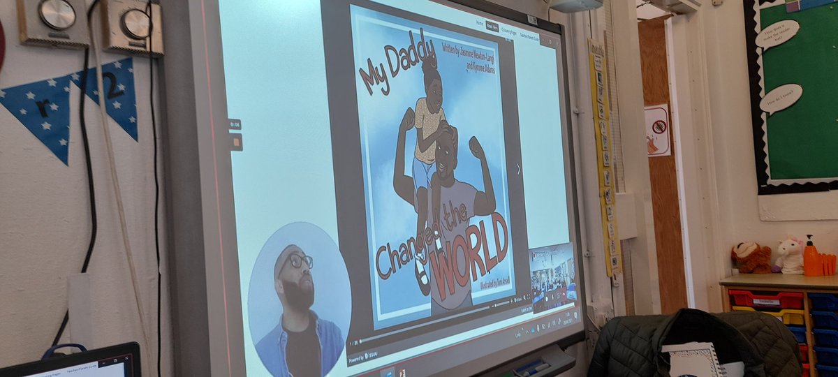 MsSteeleWB's tweet image. This morning, we had an amazing 'Reading Rocks' assembly from @MrKAdams_ . He was reading from his book, 'My Daddy Changed the World'. The whole school really enjoyed it and it sparked so many interesting conversations in our classrooms. @wild_bank @ReadingatWB @TrustVictorious