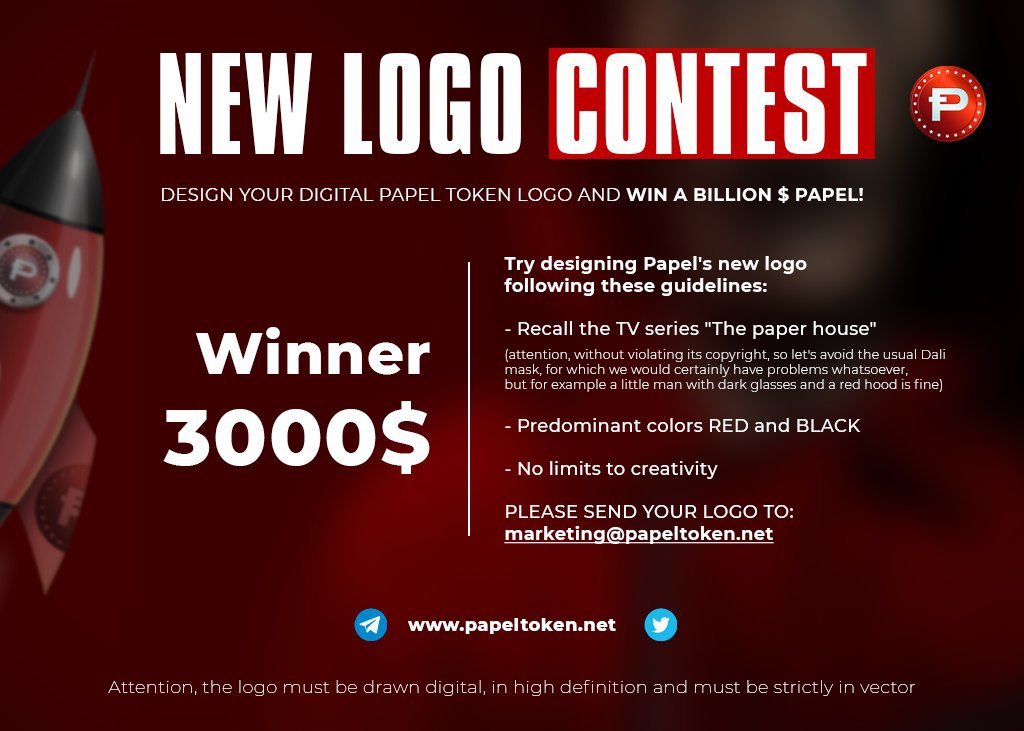 infinitygemzlab's tweet photo. ๐ NEXT X100 DEFI GEM GUYS ๐
3000$ LOGO CONTEST
BILLIONS PAPEL!
#PapelToken
๐Now trading open on #HOTBIT !
๐20k+ holders
๐10+mln Market Cap
Telegram: https://t.co/KQHWRtYlJv
Website: https://t.co/EIoBXsYO3T
#moont #bscgem #Crypto #MOON #newtoken #papel #bsc #PancakeSwap https://t.co/T97D1h8GXJ