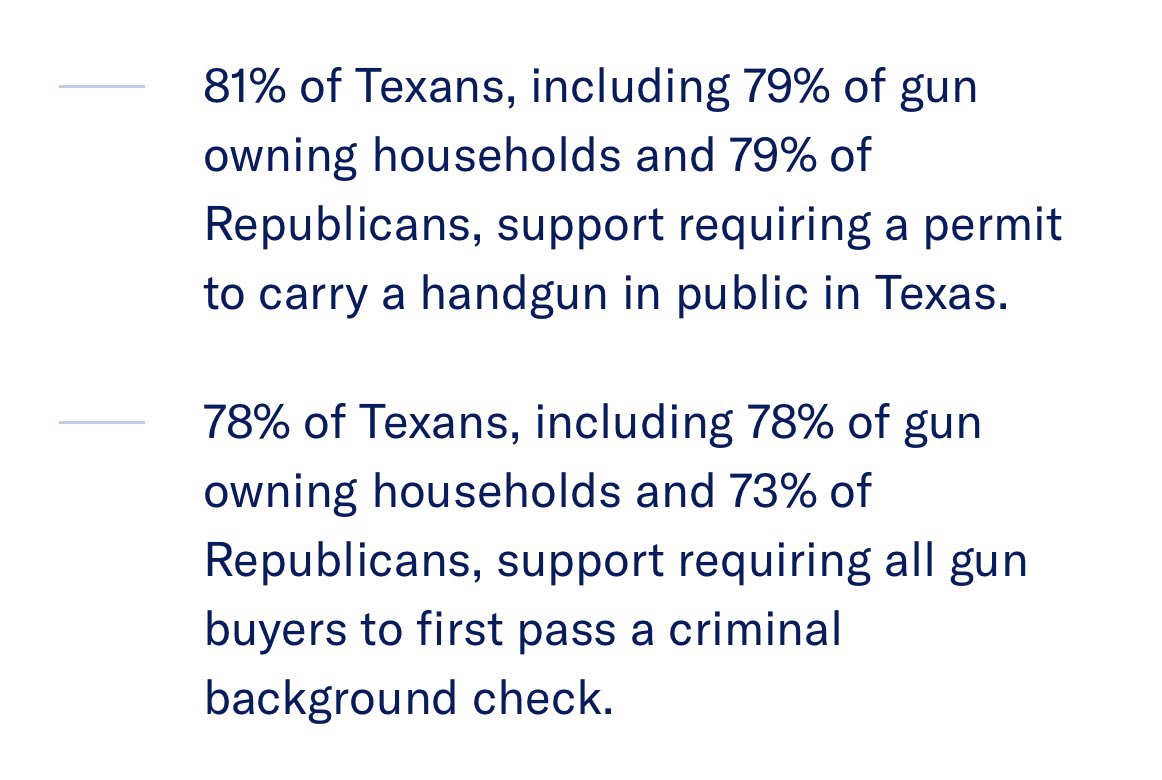 Did I mention data? Recent polling shows OVER EIGHTY PERCENT of Texans support our licensing system.  #txlege 10/  https://www.surveyusa.com/client/PollReport.aspx?g=8a963c67-c991-4c86-a39a-93f9ed068bf6